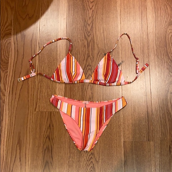 Forever 21 Other - FOREVER21 Multi coloured striped bikini